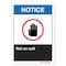 Signmission ANSI Notice, Rigid Plastic, 10" x 7", Landscape, Not An Exit OS-NS-P-710-L-19930 - alternate 1